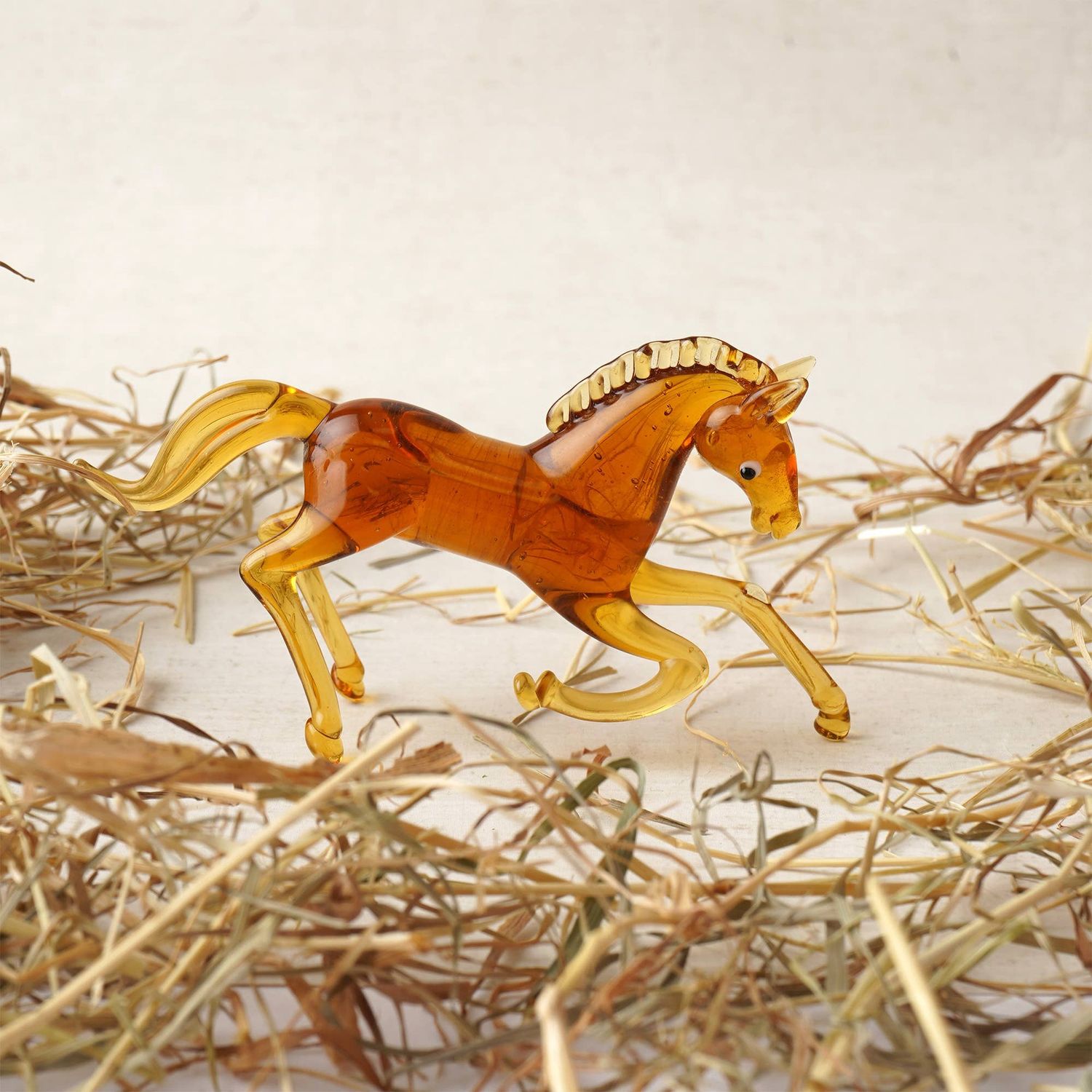Mini Glass Horse