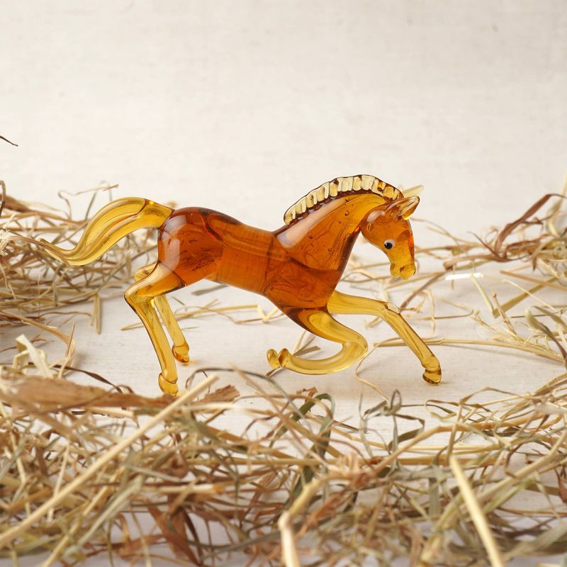 Mini Glass Horse