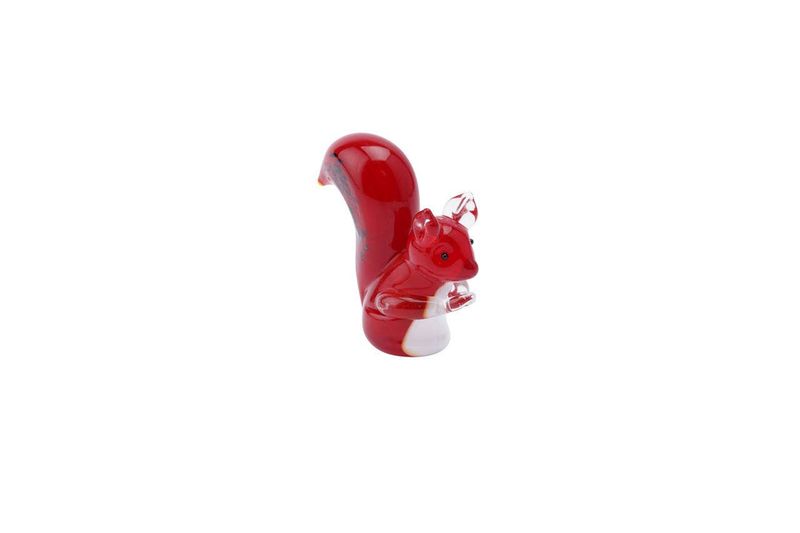 Mini Glass Squirrel