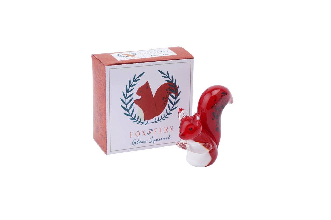 Mini Glass Squirrel