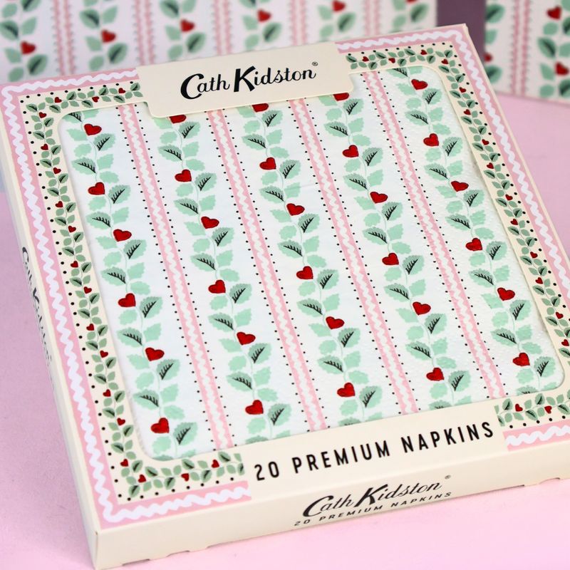 Cath Kidston Paper Napkins (20) Tableware Party Heart