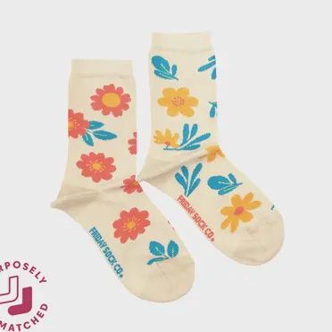 Women's Fun Flower Socks