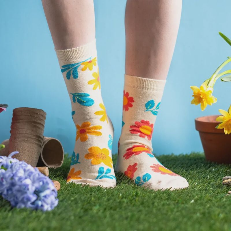 Women's Fun Flower Socks