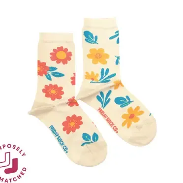 Women's Fun Flower Socks