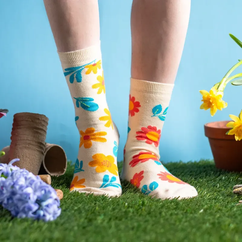 Women's Fun Flower Socks