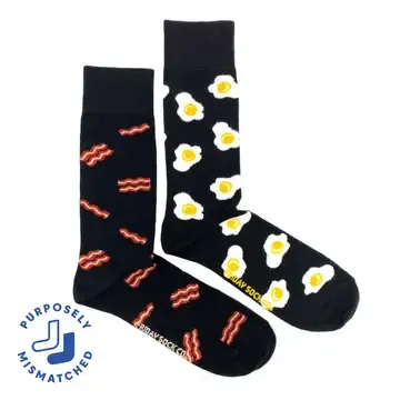 Men's Bacon &amp; Egg Socks