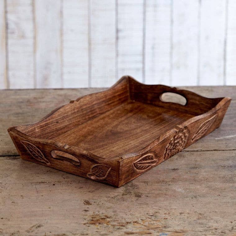 Natural Mango Wood Tea Tray