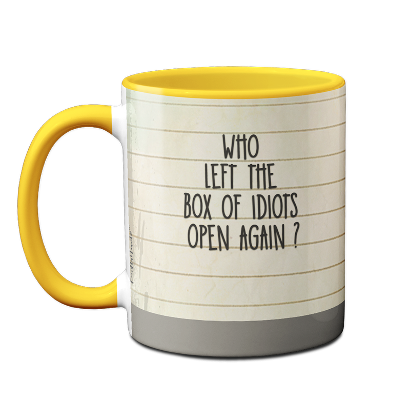 Idiot Box Chick Mug