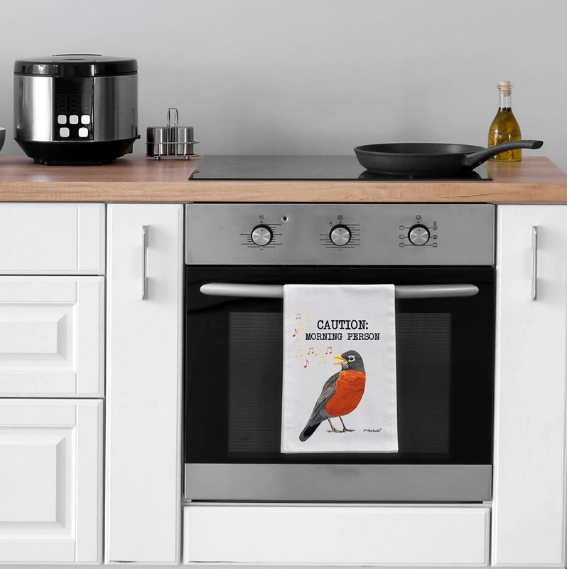 Morning Robin Dish Towel
