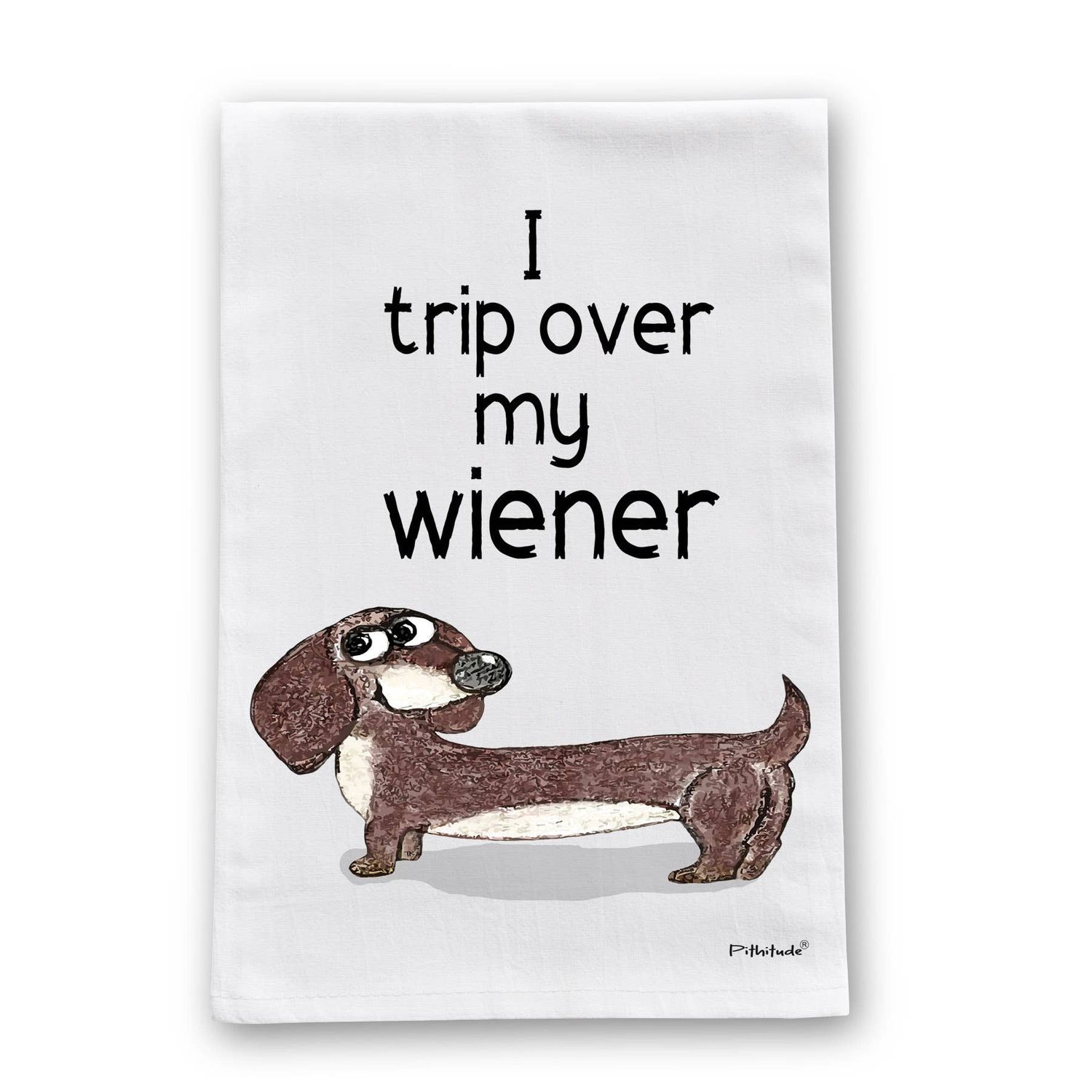 Wiener Trip Dish Towel