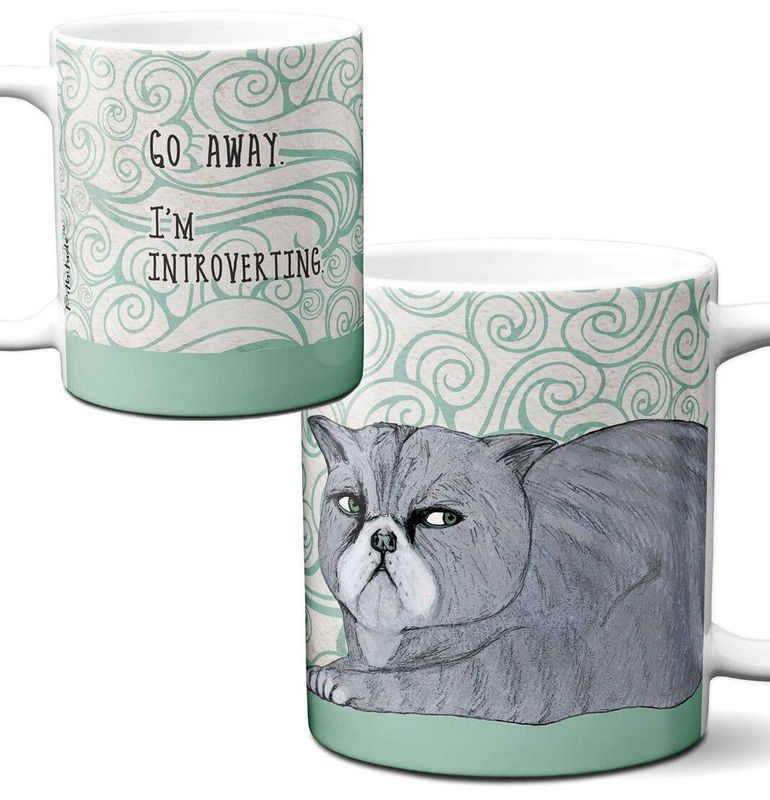 Introverting Cat Mug