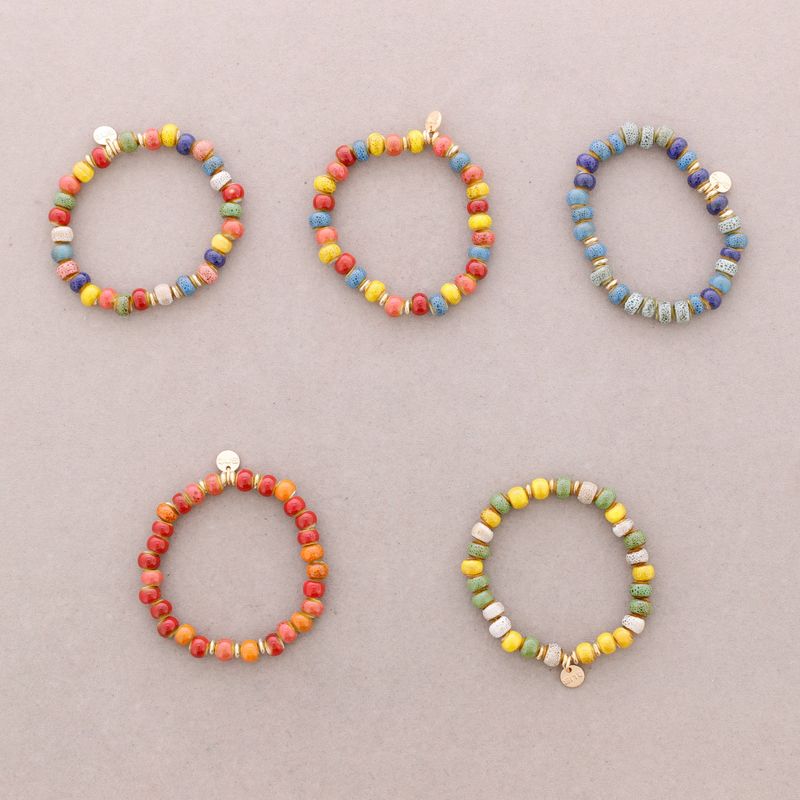 Ceramic Bead Bracelet Assorted