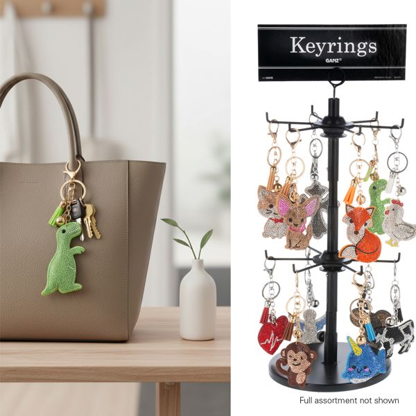 Sparkle Key rings asst