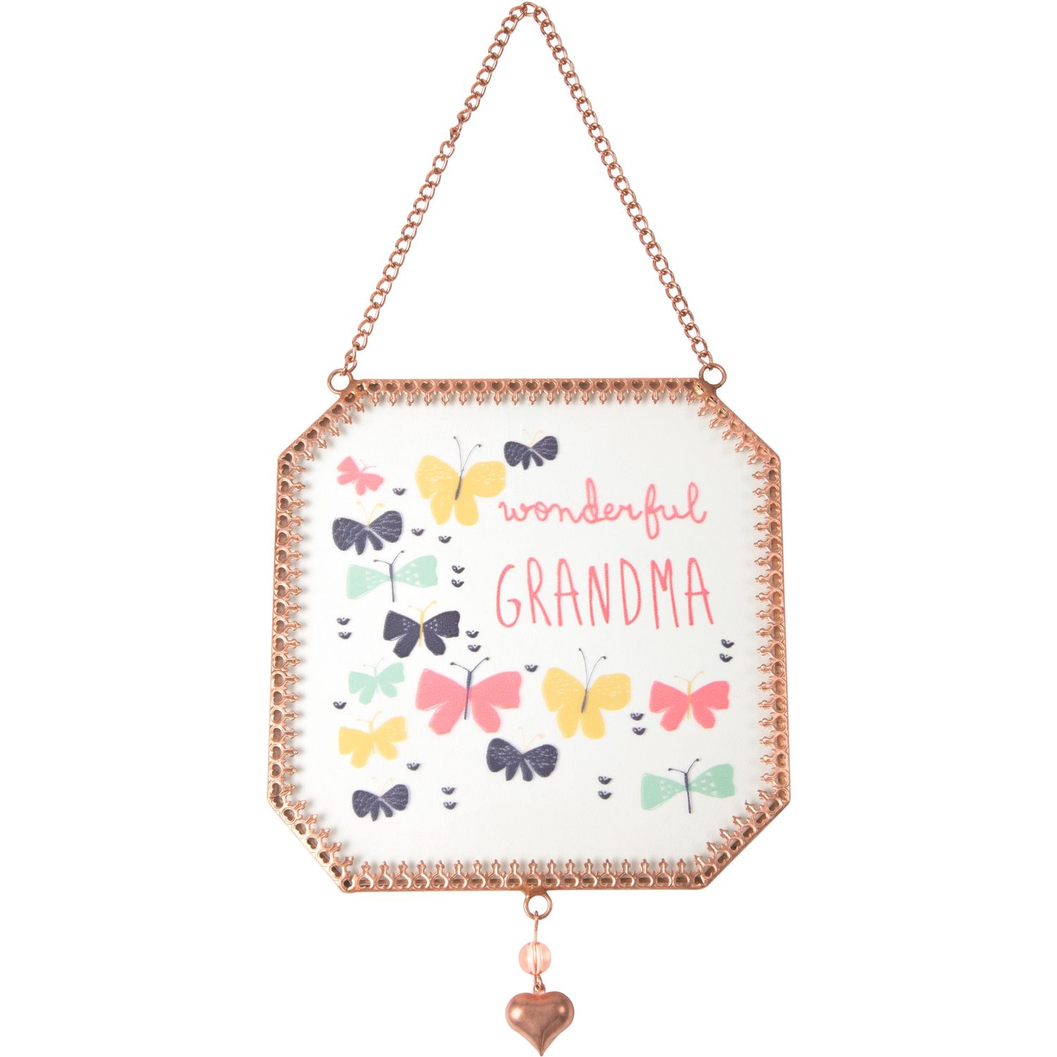 Wonderful Grandma Square Glass Suncatcher 5x5