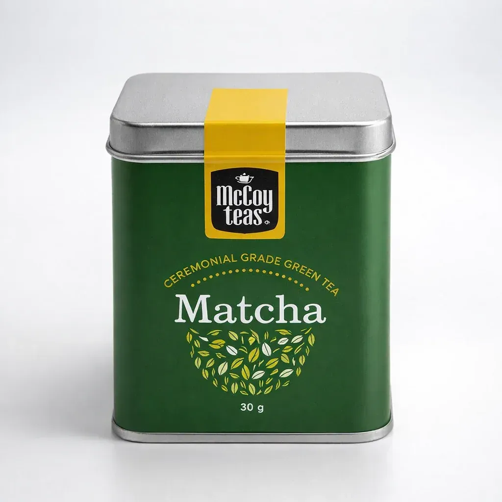 McCoy Teas Matcha Green Tea Tin 30g