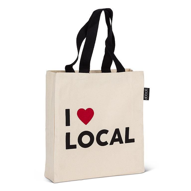 I LOVE LOCAL TOTE BAG