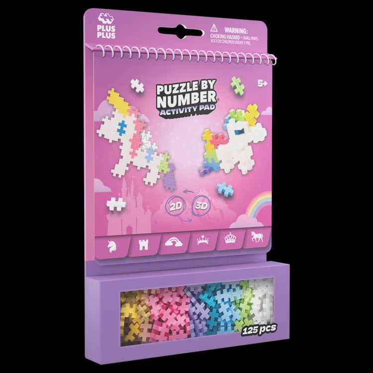 Puzzle By Number Activity Pad Fairy Tale