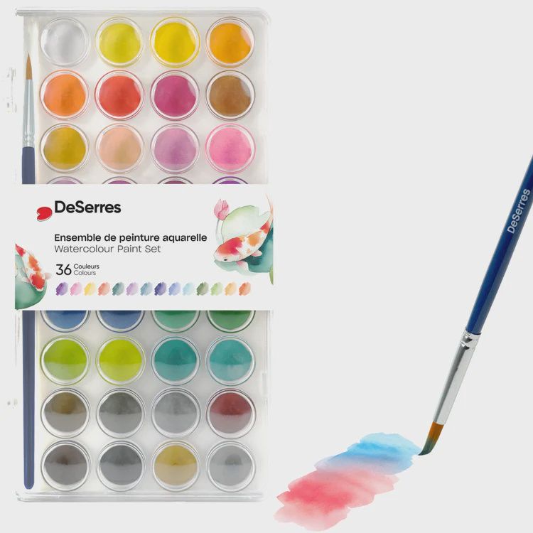 Watercolor Paint Set 36 Colors