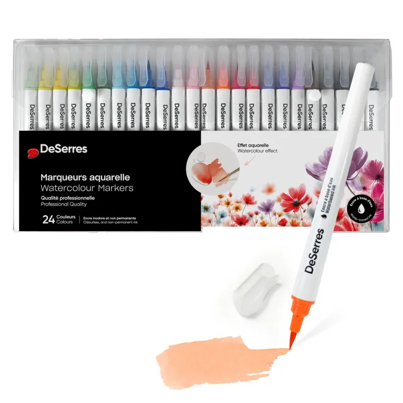 Watercolor Markers Set of 24