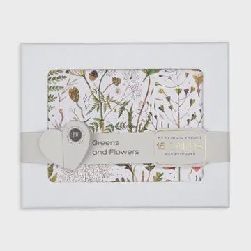 BV Boxed Notecards, DESIGN: Greens and Flowers