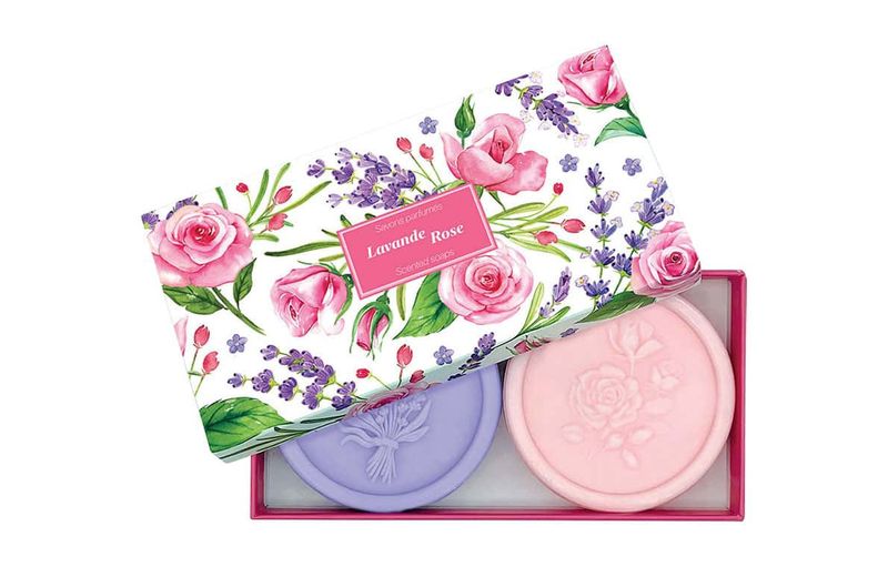 Luxury Soap Gift Set Lavender &amp; Rose