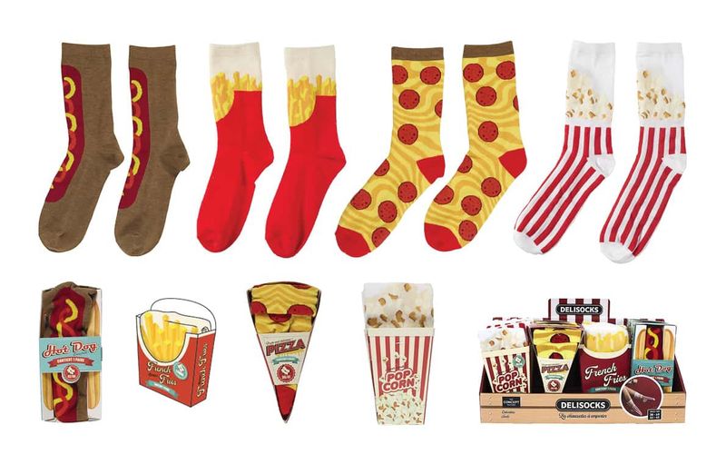 Snackable Socks Fast Food Assorted