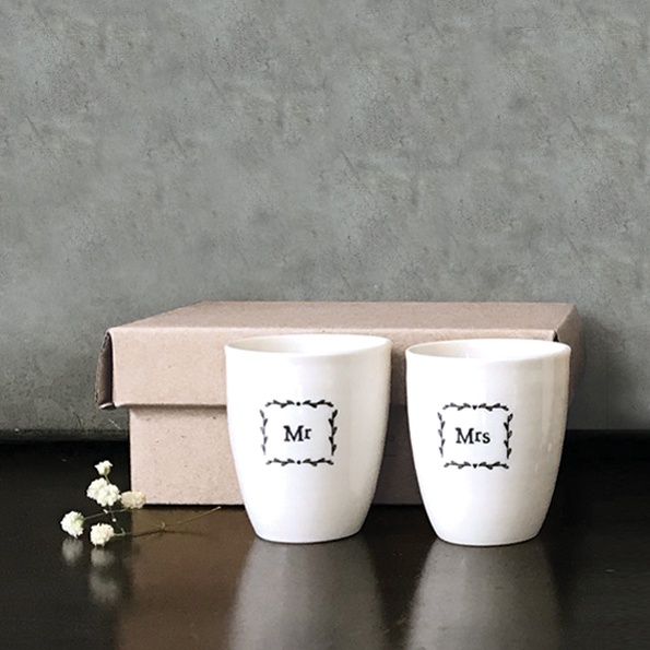 Mr &amp; Ms Egg Cup Set