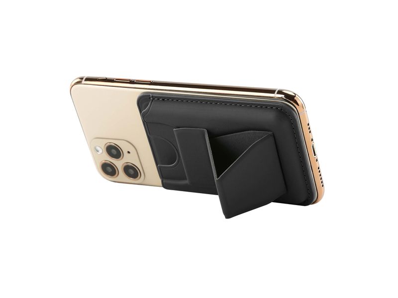 Techancy Magnetic Card Holder  Foldable Stand