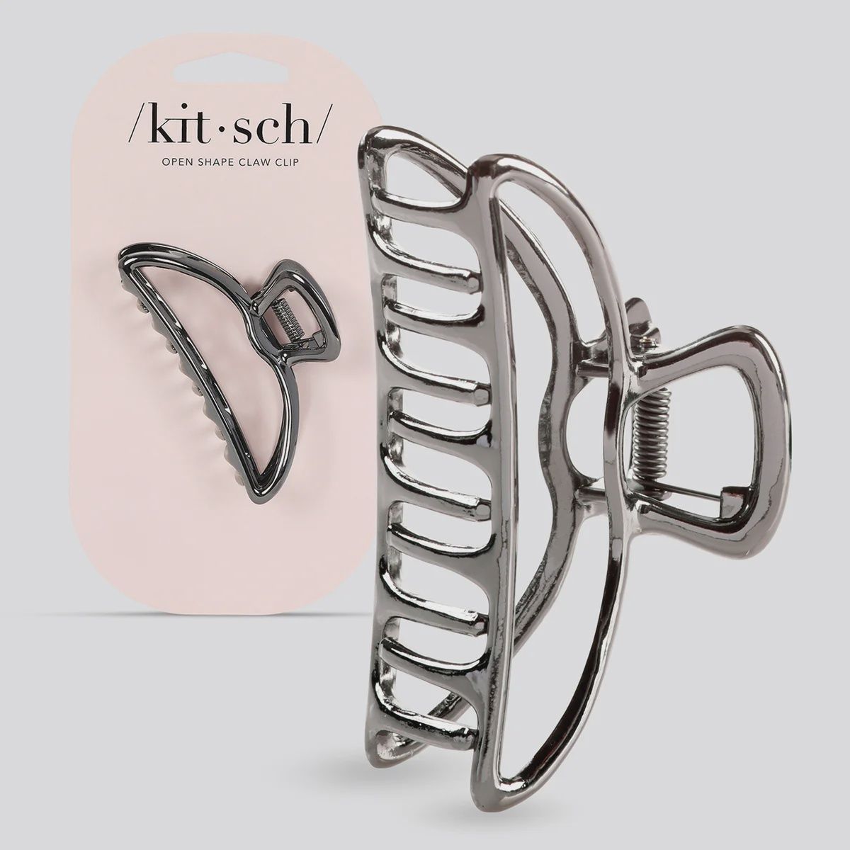 Hematite Metal Claw Clip