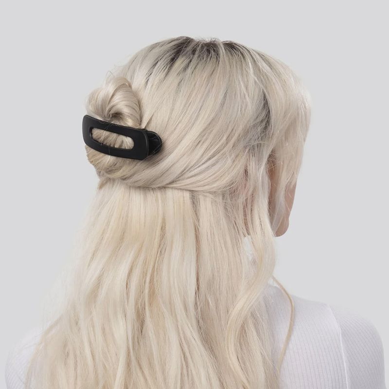 Black &amp; Tort Flat Lay Claw Clips 2pc