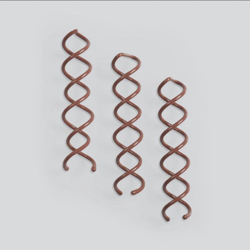 Brown Bun Twists 3pc