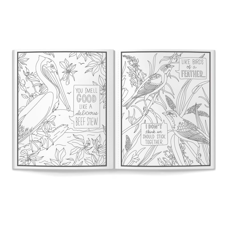 Salty Birds Coloring Book
