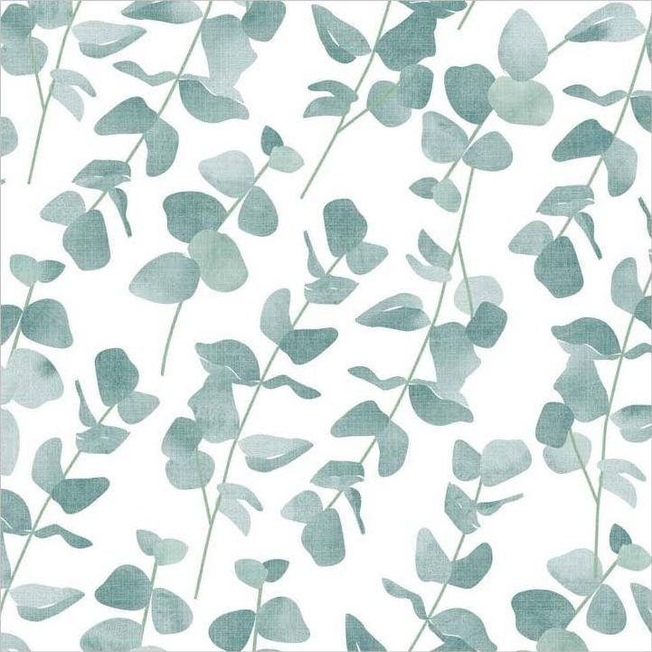 Cocktail Napkin - Eucalyptus Leaves