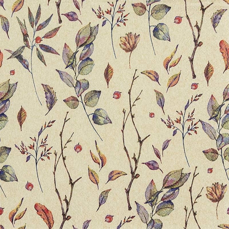 Lunch Napkin - Coloured Leaves RECYCLED