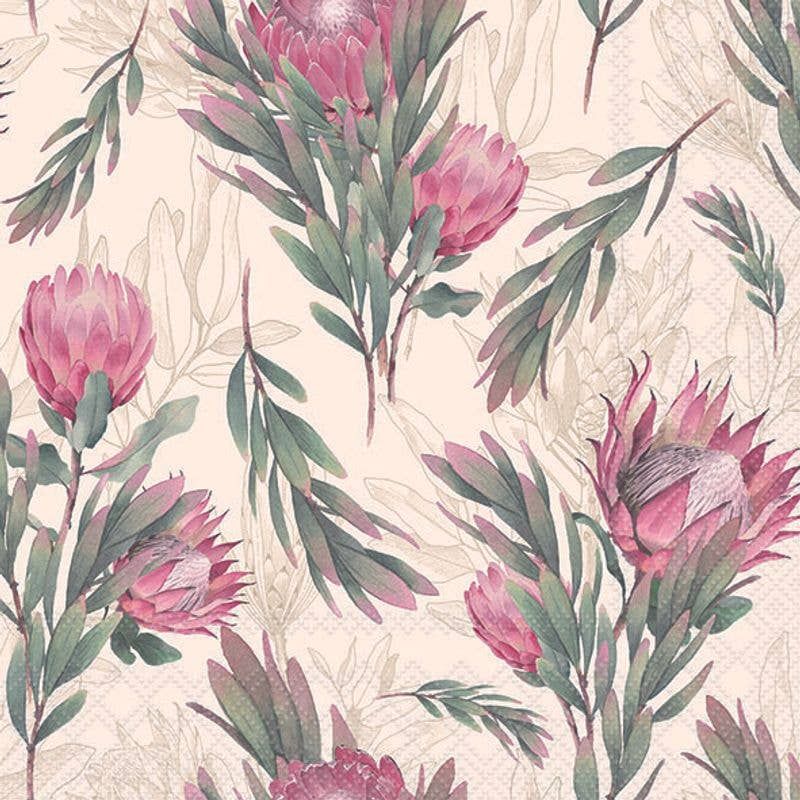 Lunch Napkin - Protea Cream