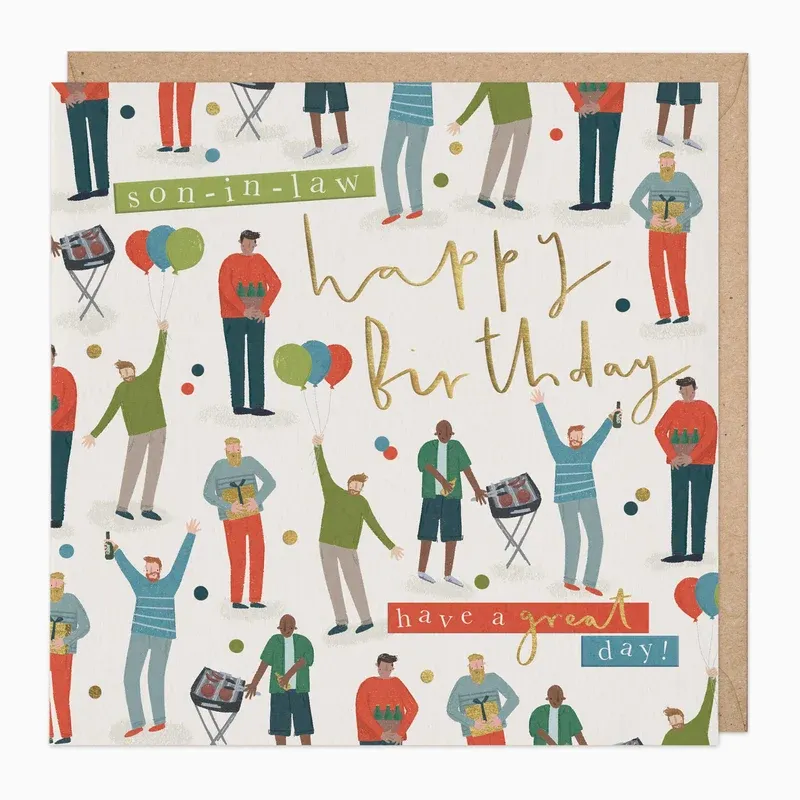 F269 - Son-In-Law Birthday Card