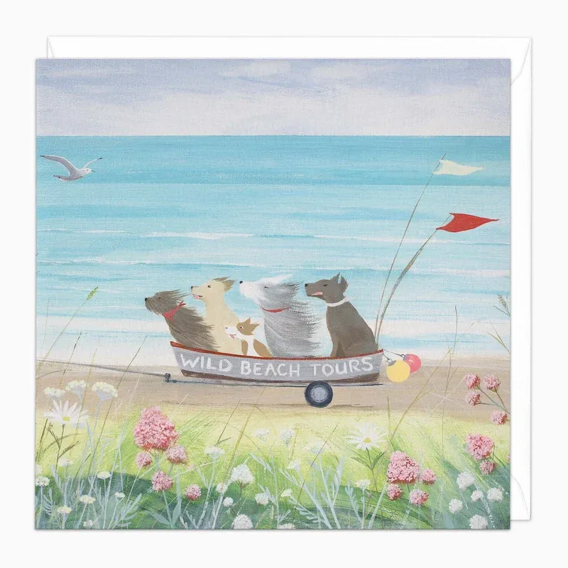 H062 - Wild Beach Tours Art Card