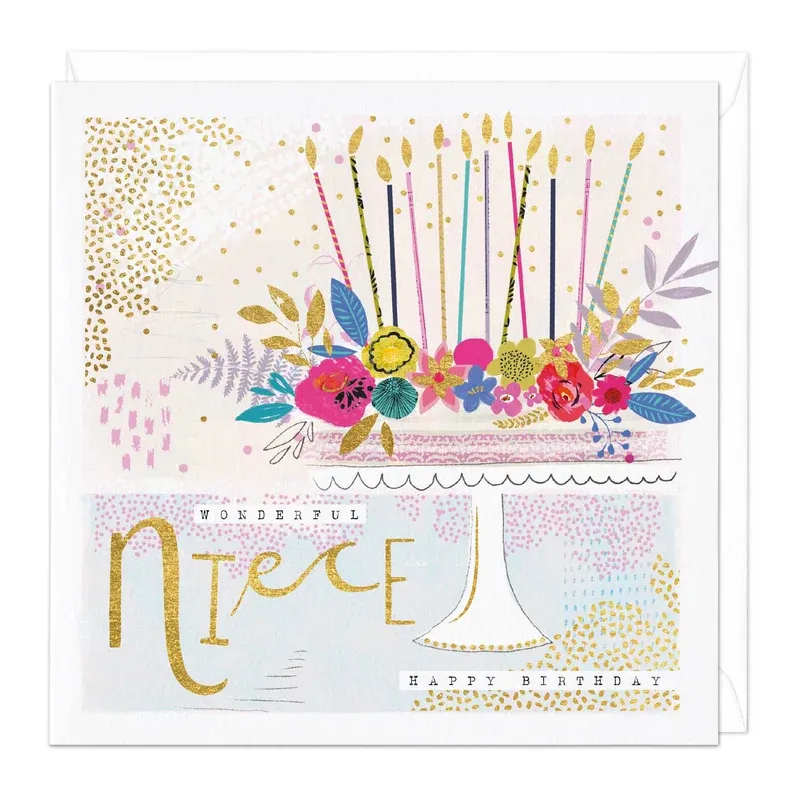 E097 - Happy Birthday Niece Birthday Card