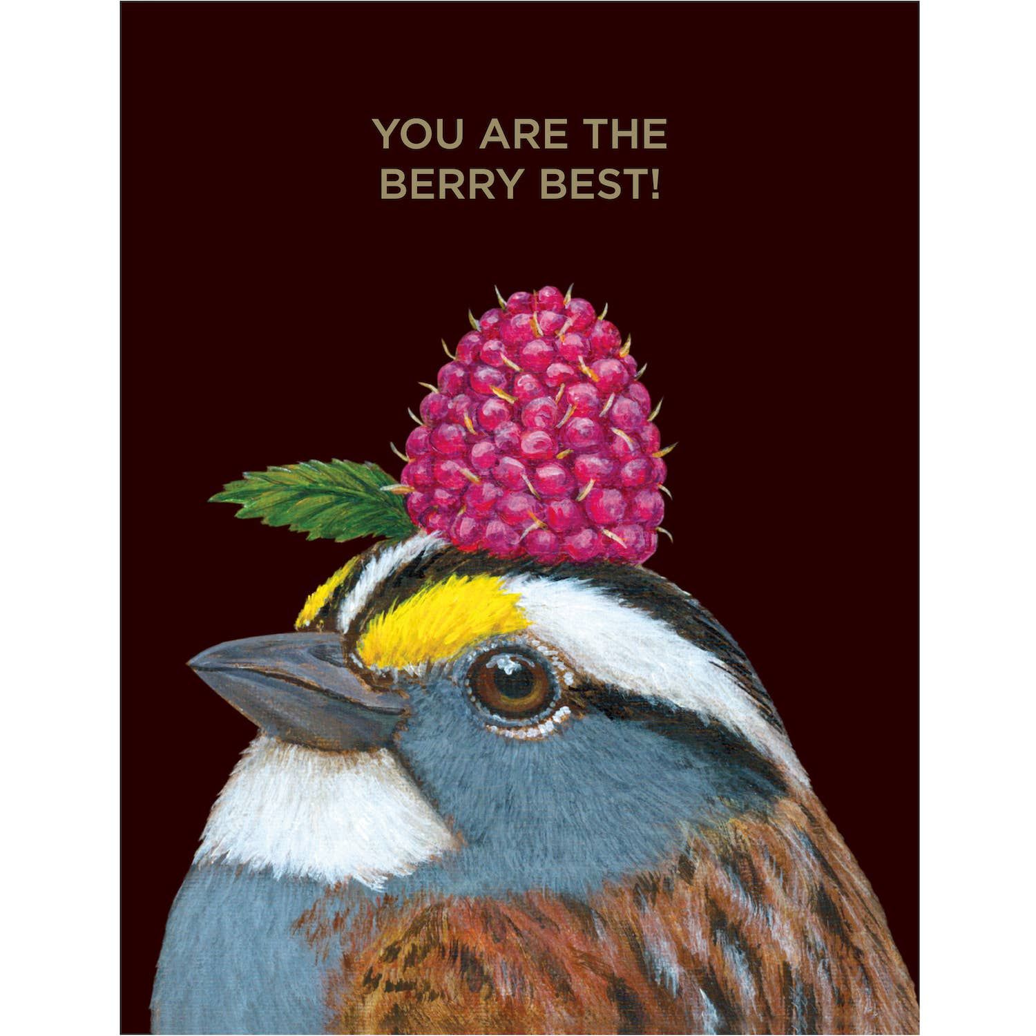 You Are The Berry Best Bird Card