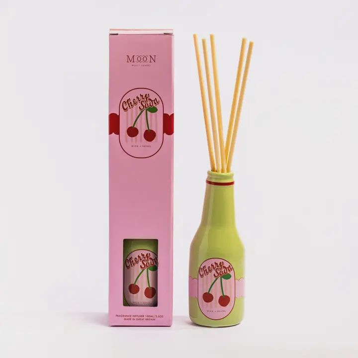 Wick &amp; Vessel Diffuser, DESIGN: Cherry Soda