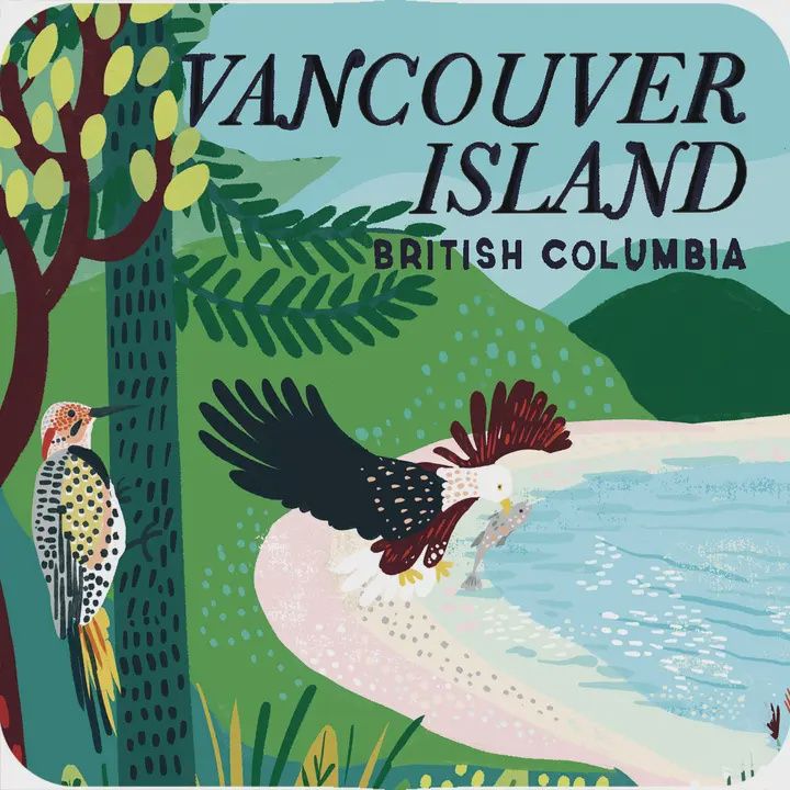 Vinyl Vancouver Island Sticker
