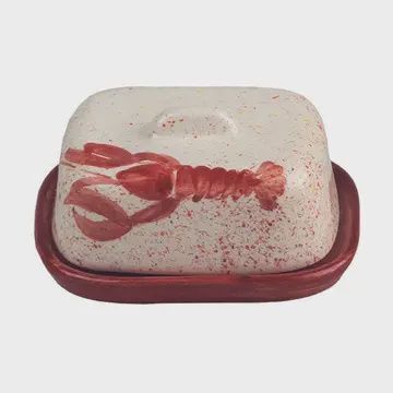 Selbrae Mini  Ceramic Butter Dish Lobster