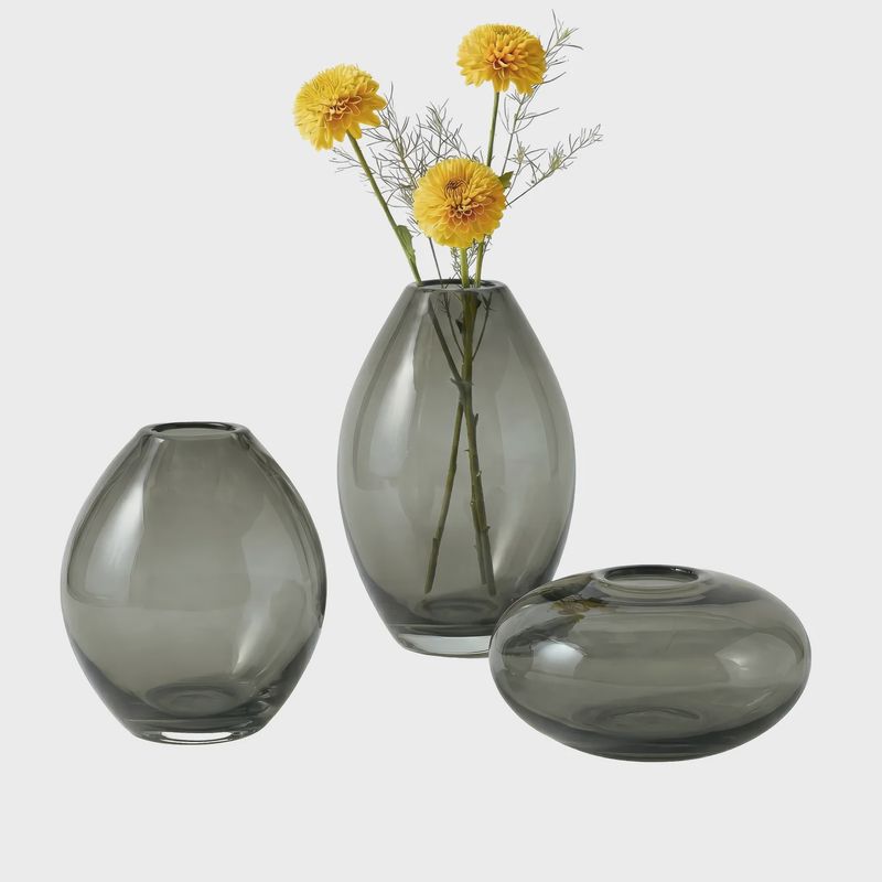 Smokey Glass Vase 3 styles