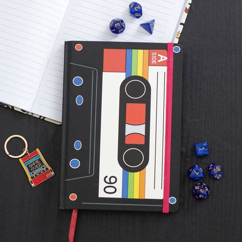 Retro Cassette Tape Notebook