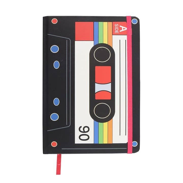 Retro Cassette Tape Notebook