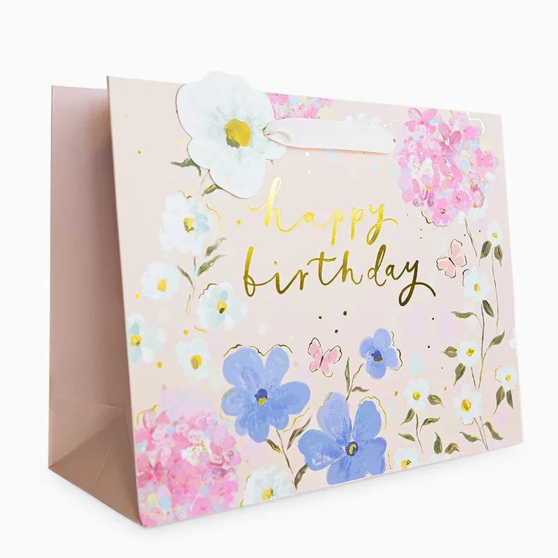 WGB02MB - Hydrangea Garden Gift Bag Medium