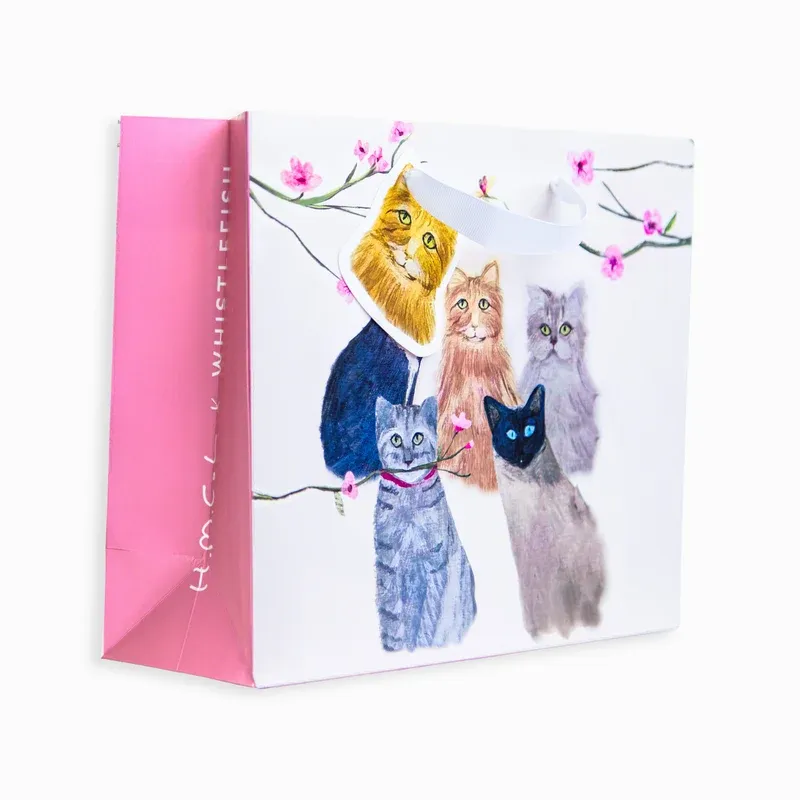 HC03MB - Cats Gift Bag Medium