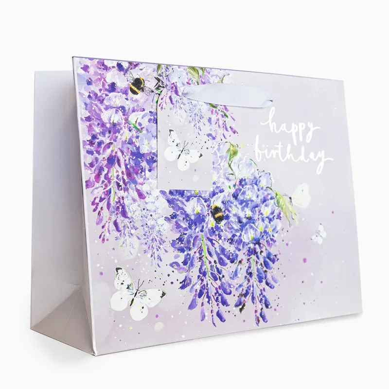 WW01MB - Wisteria Wishes Gift Bag Medium