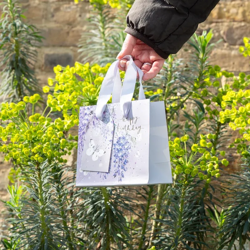 WW01MB - Wisteria Wishes Gift Bag Medium