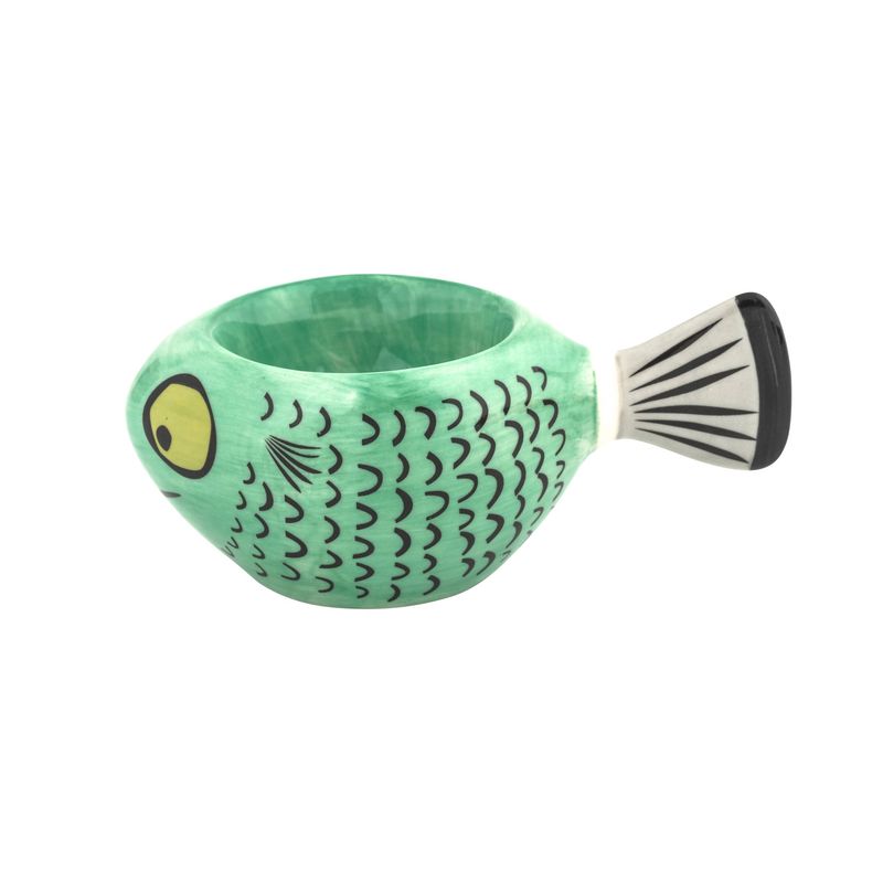 Green Fish Egg Cup
